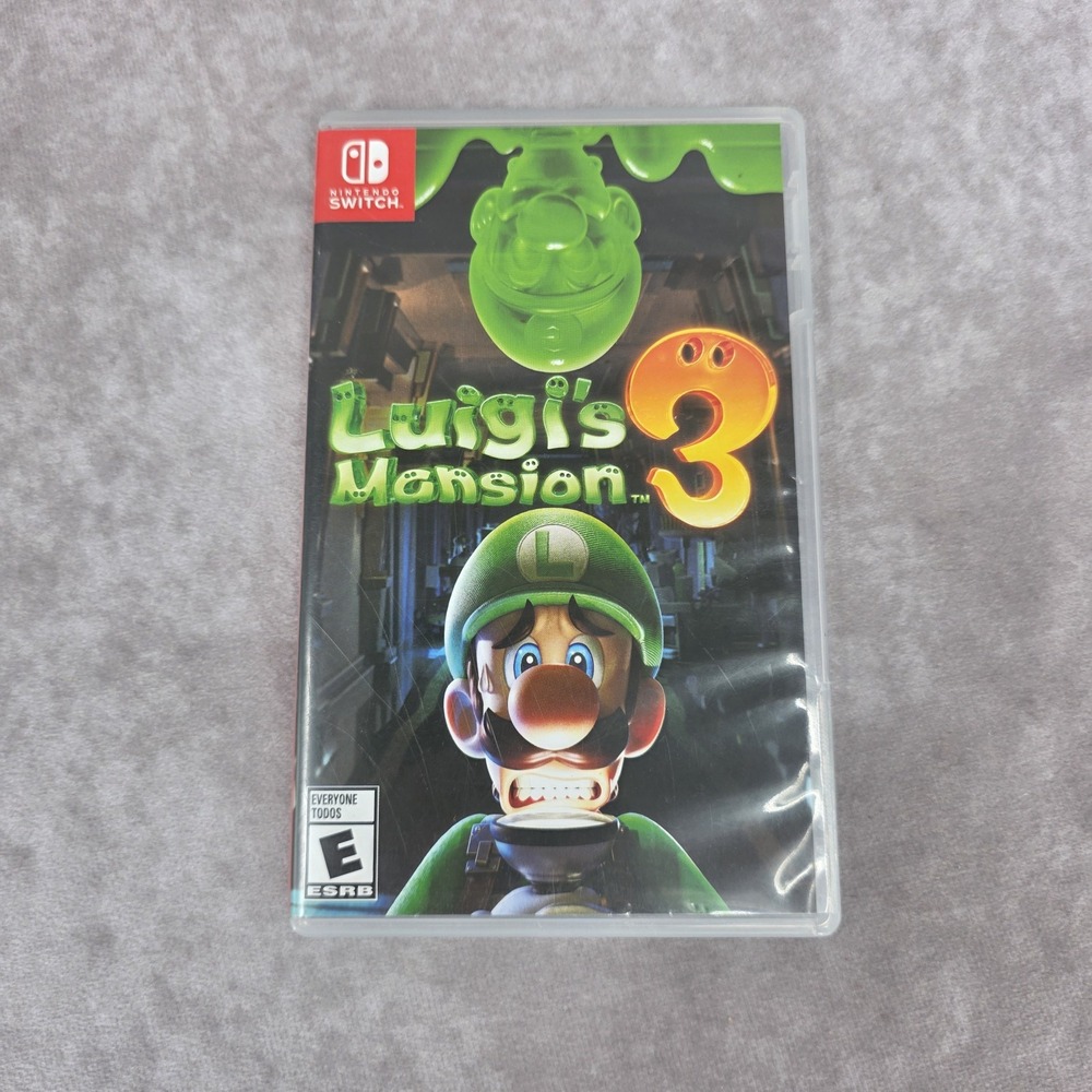Luigi's Mansion 3 Nintendo Switch Game and Case Tested and Working